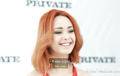 Приватный кастинг для рыженькой русской тёлки закончился классным сексом