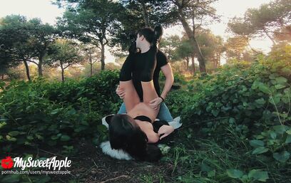 Куни в лесу для настроения праздника