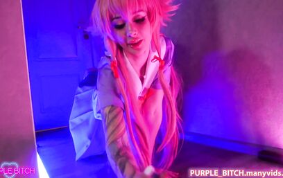 Анал и соло в стиле косплей