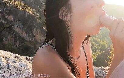 Минет с шикарным видом