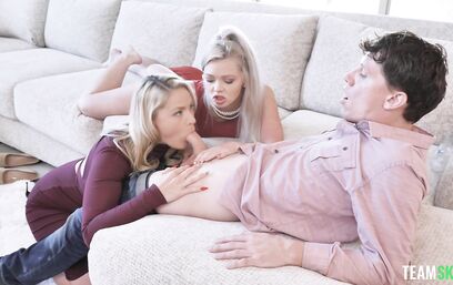 Пышки могут не спрашивать, хочет ли чувак групповуху